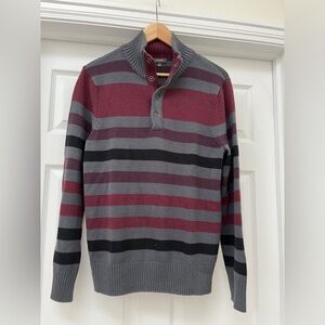 Denver Hayes striped cotton/acrylic men’s sweater size medium
